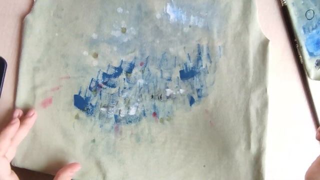 Декор футболки акриловыми красками смотреть онлайн