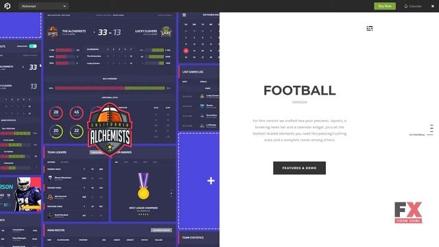 Alchemists - Sports Club and News WordPress Theme Justy Camron смотреть онлайн