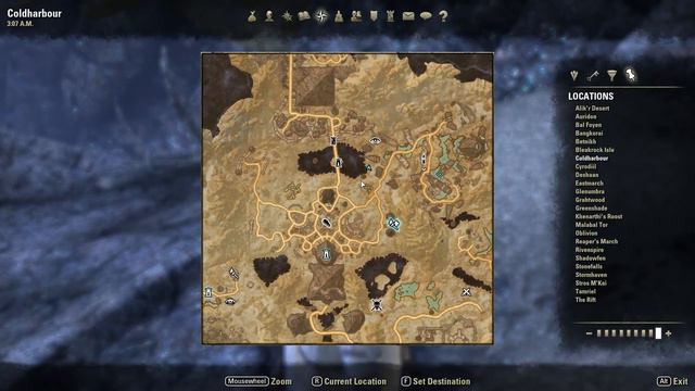 ESO Treasure Maps: Coldharbour CE