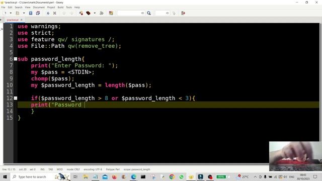 Perl Programming - Check Length Of Password 2023 смотреть онлайн