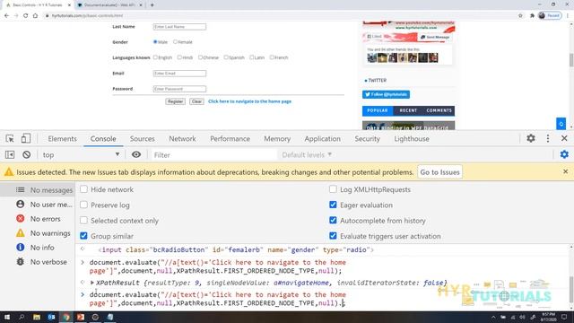Perform Click Operation using JavascriptExecutor in Selenium WebDriver смотреть онлайн