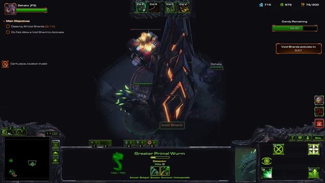 STARCRAFT 2 COOP MUTATION | FRIGHT NIGHT | DEHAKA "PRIMAL CONTENDER" SOLO смотреть онлайн