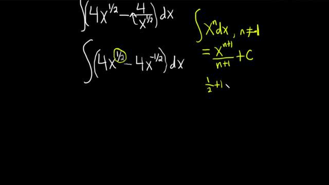 Integral of (4sqrt(x) - 4/sqrt(x)) смотреть онлайн