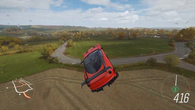 Ferrari 599XX Evo On Highest Jump In Forza Horizon 4 смотреть онлайн