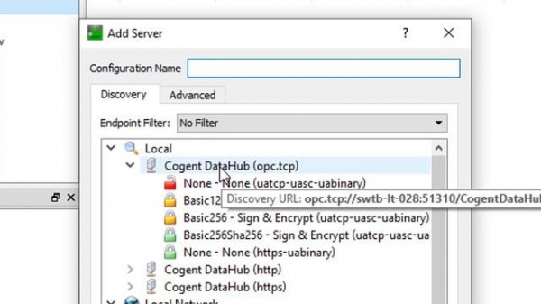 Getting Started: Using Cogent DataHub with OPC UA Clients
