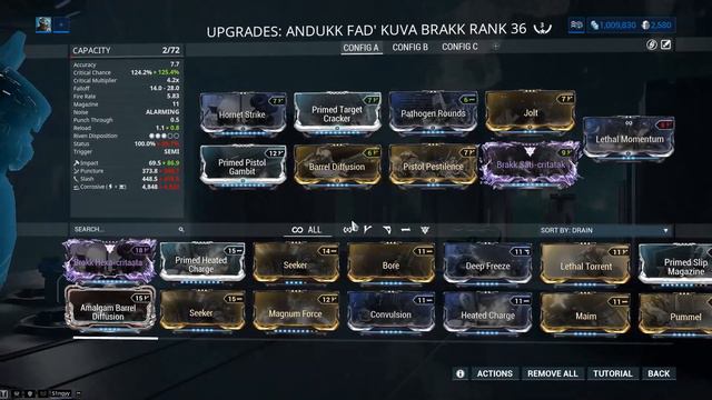 [Warframe] KUVA BRAKK RIVEN MODDED [The new best secondary] смотреть онлайн