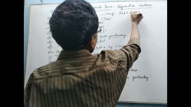 Voice Change In Past Indefinite Tense Affirmative And Negative Sentences |English Grammar смотреть онлайн