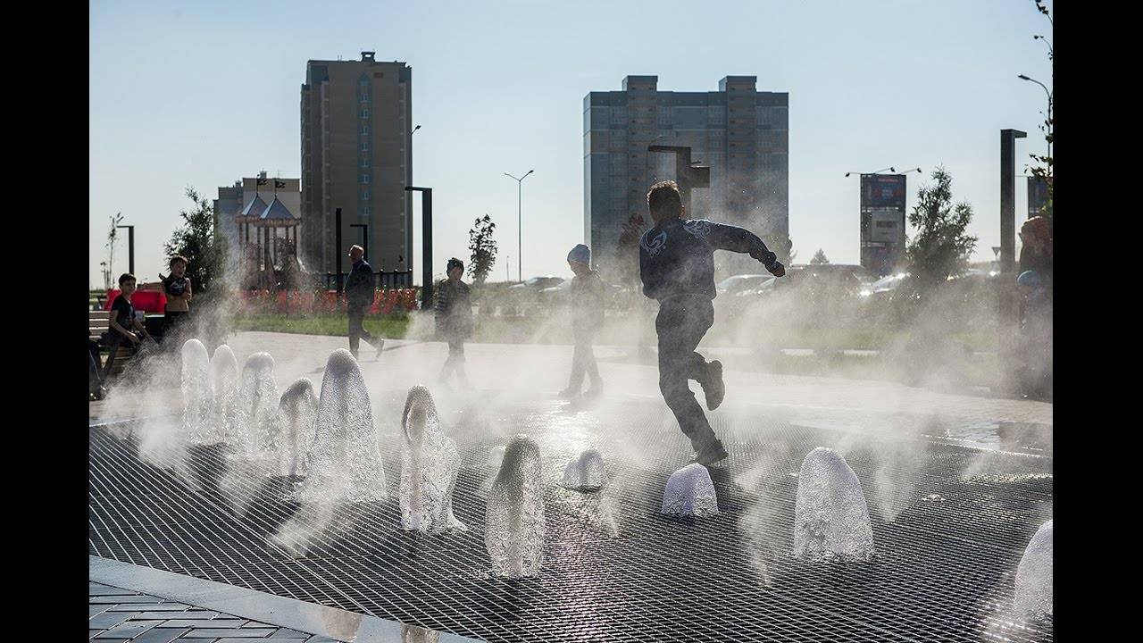Сенсация в MEGA KAZAN - открытие нового светомузыкального фонтана смотреть онлайн