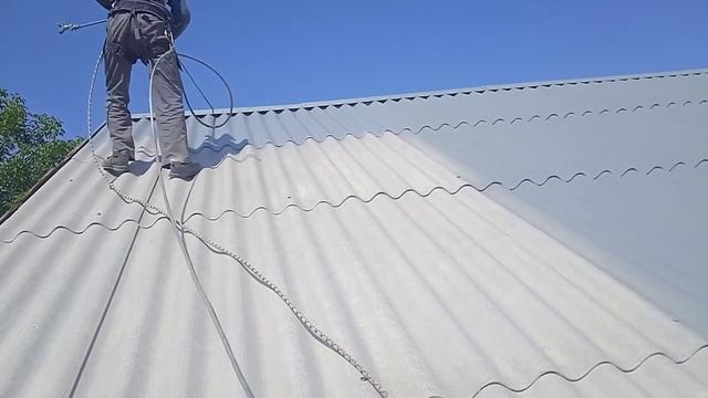 покраска шифера в серый смотреть онлайн