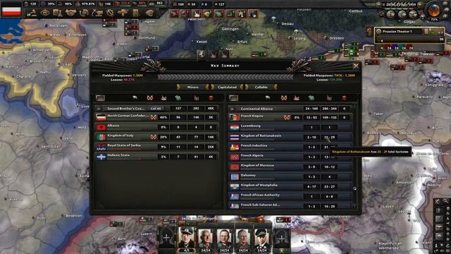 AYNI ANDA İKİ BÜYÜK CEPHE | Hearts Of Iron 4 | Der Bruderkrieg Prusya #2 смотреть онлайн