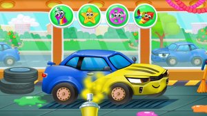 Мойка машин - развивающая игра | Мультфильм Машинки Транспорт