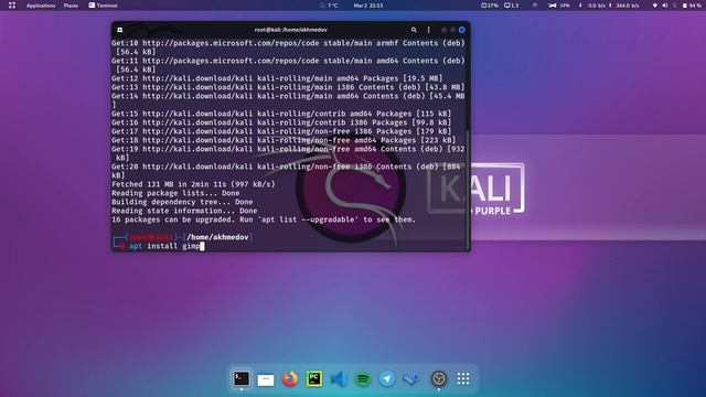 Photoshop (G.I.M.P) for Linux | Photoshop alternative for Linux | Kali Linux смотреть онлайн
