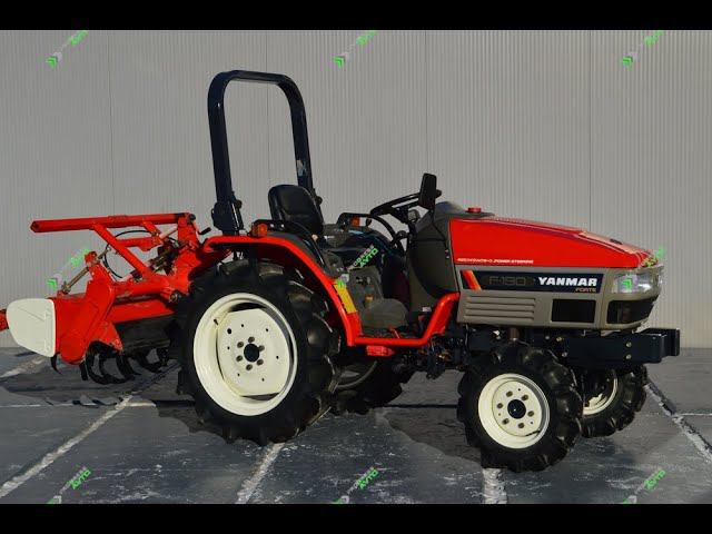 Японский мини трактор Yanmar F-190 4WD сцепное устройство и трехточечное крепление смотреть онлайн
