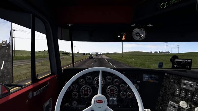 American Truck Simulator - Gravel delivery from Burlington (CO) to Scott City (KS) смотреть онлайн