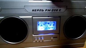 Советская магнитола Нерль РМ-206С после ремонта.