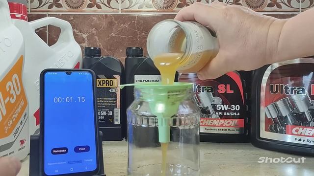 Тест моторных масел -30 Полимериум 5 w30 X PRO2, X PRO1, ВМП Авто, Чемпиоил 5w30 смотреть онлайн