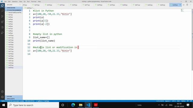 Python | Lecture 24 - List смотреть онлайн