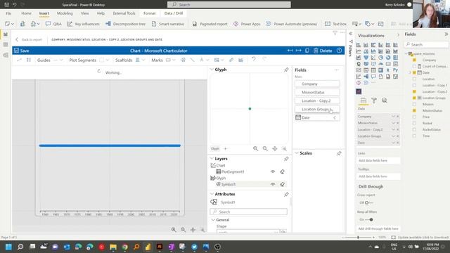 Space Missions : Custom Axis with Charticulator in Power BI смотреть онлайн