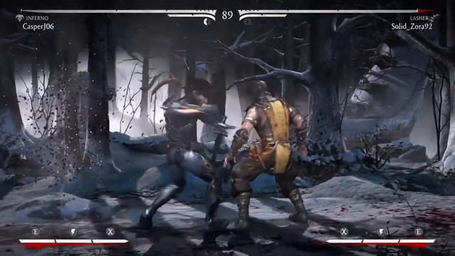 Mortal Kombat X-Online(Scorpion vs Takeda)Brutality смотреть онлайн
