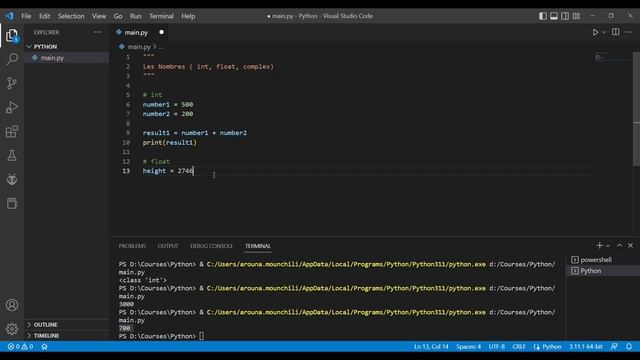 Programmation Python #06 - Les nombres (int, float, complex) смотреть онлайн