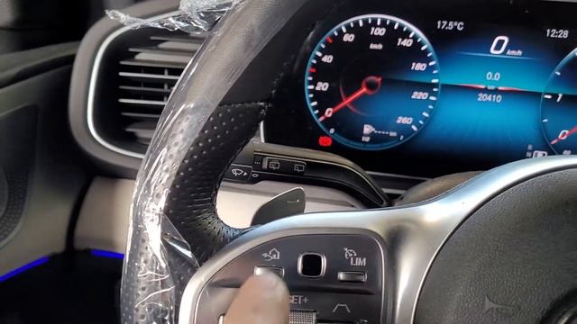 Сброс сервиса Mercedes GLE GLB GLA с тач кнопками на руле.