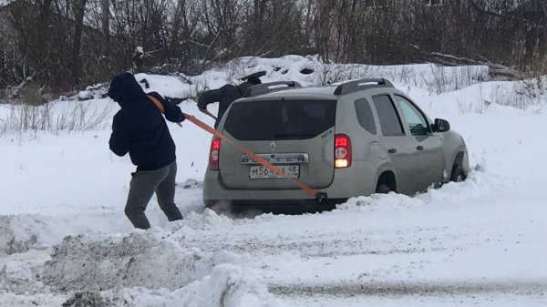 Renault Duster по снегу
