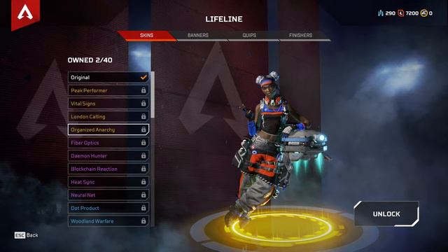 LIFELINE All Legendary Skins And Banners [ APEX LEGENDS ]