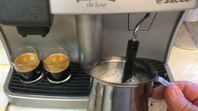 Saeco Vienna deluxe automatic expresso machine смотреть онлайн