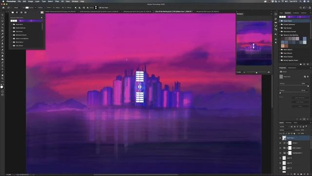 Custom Shapes and Color Palettes in Photoshop смотреть онлайн