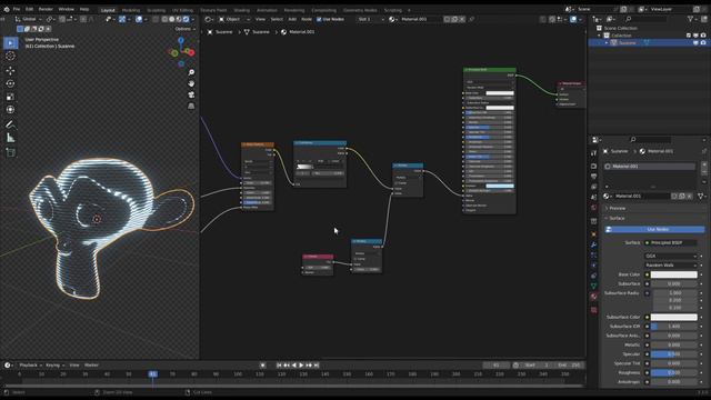Blender Tutorial - Hologram Shader (Animated) смотреть онлайн