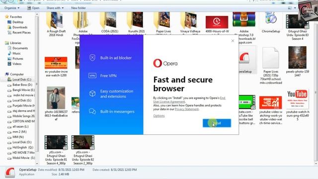 How to Download And Install Opera Browser in Windows 7 download opera mini web browser смотреть онлайн