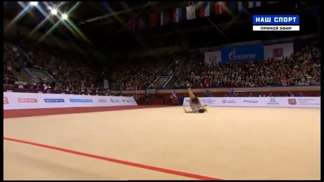 2019.02.17 Москва - Пажава Саломе 1997 🇬🇪GEO - Обруч 19.300 - Moscow Grand Prix смотреть онлайн
