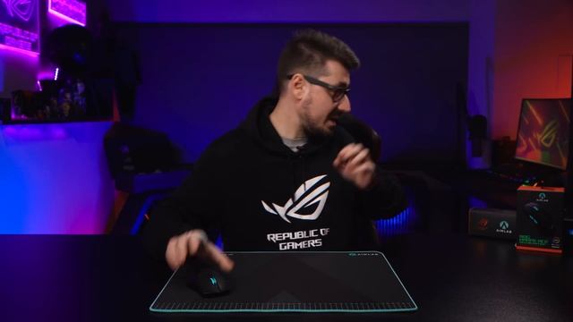 Киберспортивная мышь c ИИ | Обзор ROG Harpe Ace Aim Lab Edition смотреть онлайн