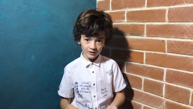 Андрей Усачёв «Уборка». Исполняет Миша Мяло, 8 лет смотреть онлайн