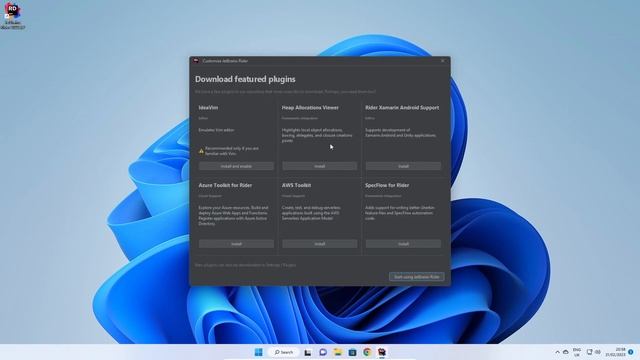 Install Rider Windows for C# смотреть онлайн