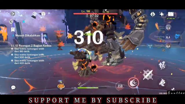 C0 Raiden Taser & C0 International Childe | Spiral Abyss 2.8 Floor 12 | Genshin Impact смотреть онлайн