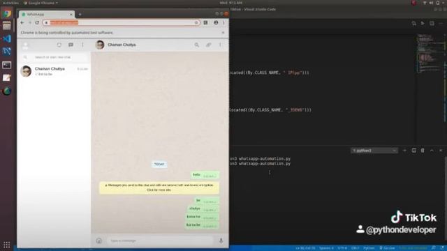 Whatsapp automation using Python || send whatsapp using python смотреть онлайн