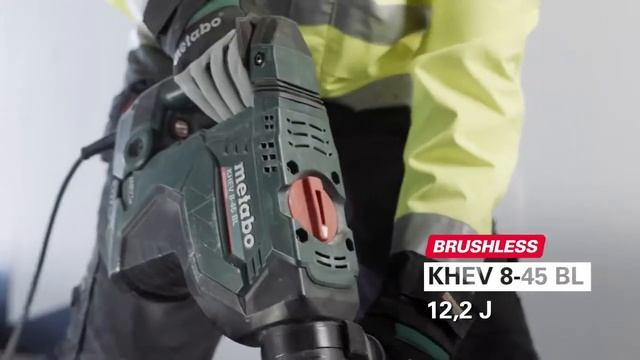Перфораторы и отбойные молотки Metabo SDS Max с безщеточным двигателем смотреть онлайн
