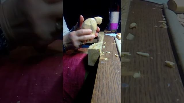 изготовление фигурки из дерева смотреть онлайн