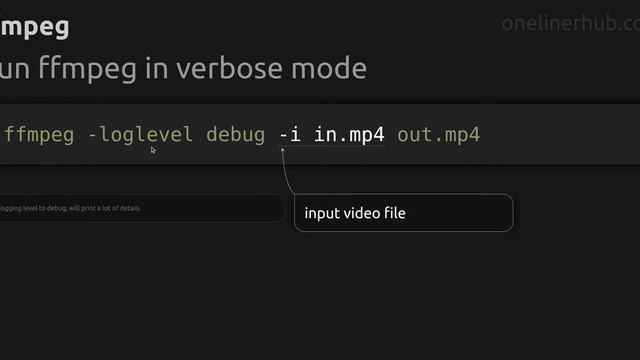 Run ffmpeg in verbose mode #ffmpeg смотреть онлайн