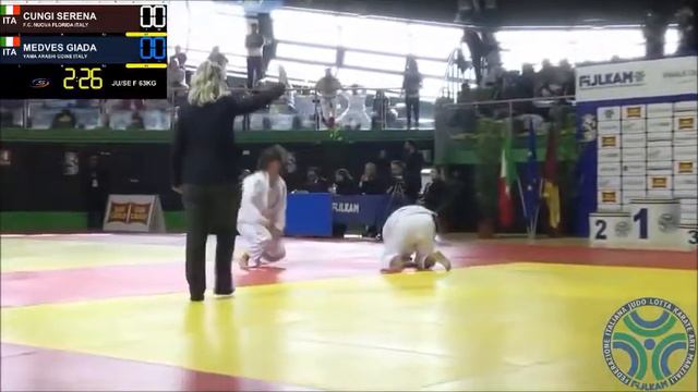 [Judo] Coppa Italia Femminile Ostia 2017 63kg Cungi vs Medves смотреть онлайн
