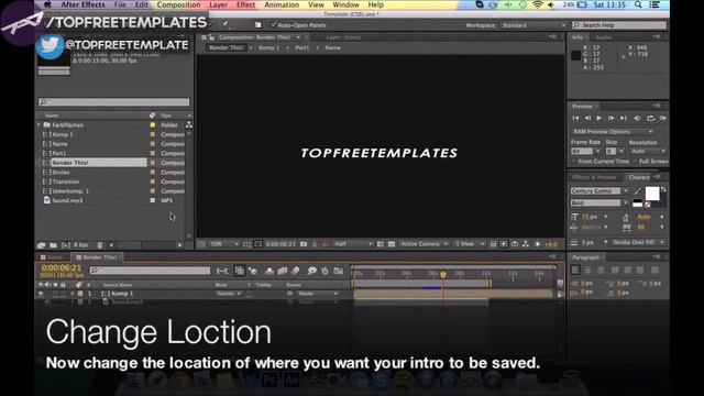 FREE Simple 2 5D After Effects Intro Template 585 + Tutorial смотреть онлайн