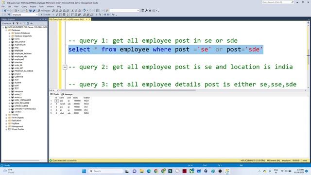 10. AND OR NOT Logical Operators in SQL смотреть онлайн