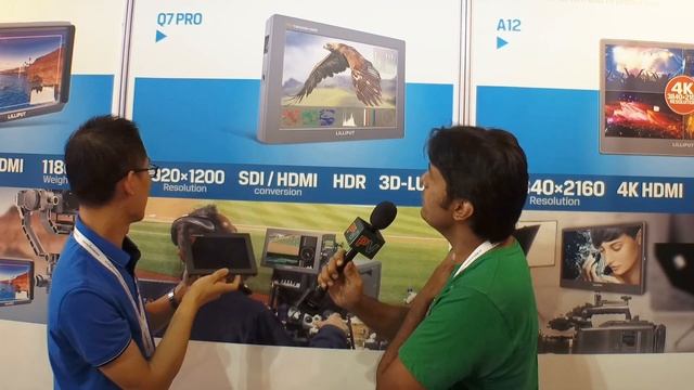 Lilliput Q7 Pro Monitor with 3D LUTs at Broadcast India смотреть онлайн