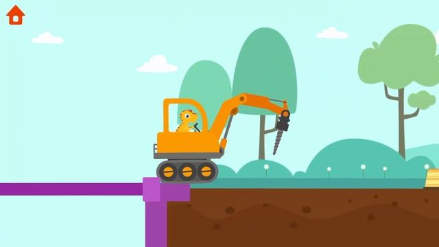 Dinosaur Digger 3 - Play Fun Dinosaur Digger Game For Kids - The Truck Kids Game смотреть онлайн