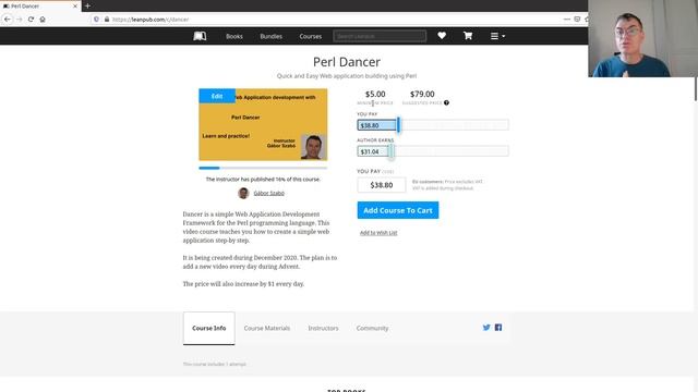 Perl Dancer: Course announcement смотреть онлайн