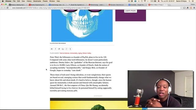 Race For Immortality - Silicon Valley Billionaires Taking On Death... And Winning #1 смотреть онлайн