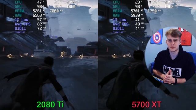 RTX 2080 Ti vs RX 5700 XT | СРАВНЕНИЕ + ТЕСТЫ В ИГРАХ 2020 !!! смотреть онлайн