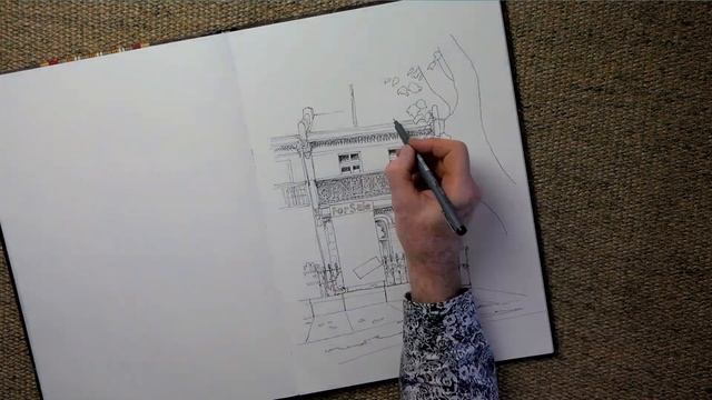 SOLD architectural sketch video Lew Keilar смотреть онлайн
