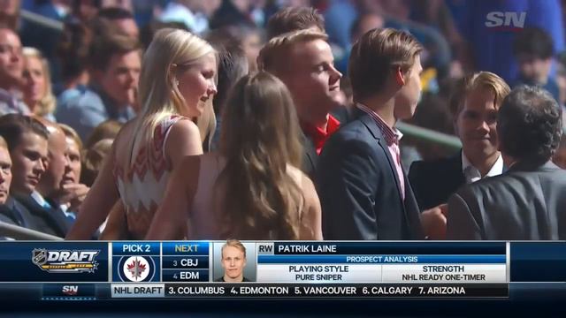 Winnipeg Jets select Patrik Laine - 2016 NHL Entry Draft смотреть онлайн